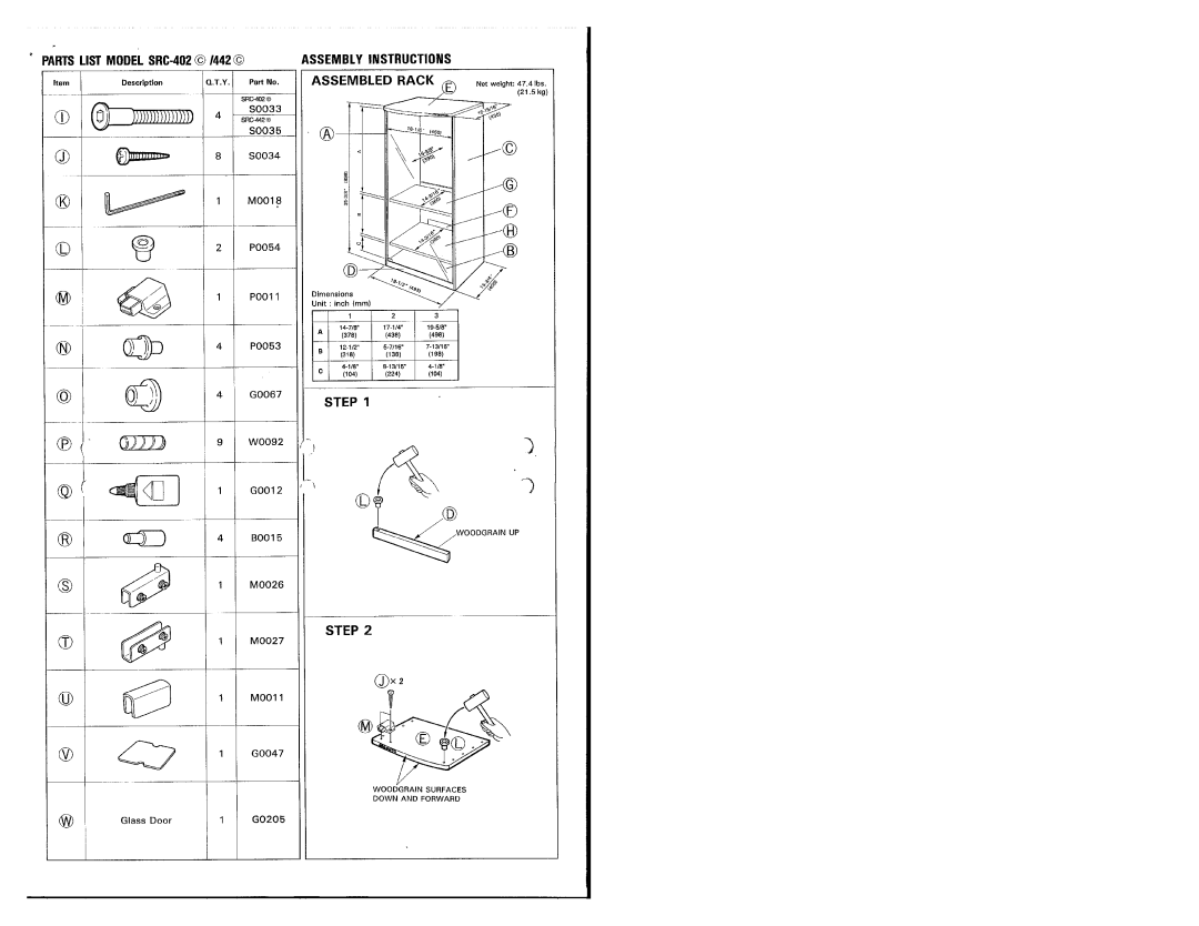 Kenwood SRC-442, SRC-402 manual 