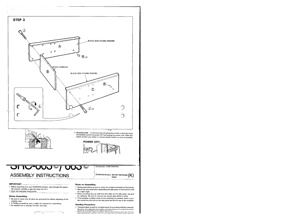 Kenwood 663, SRC-603 manual 