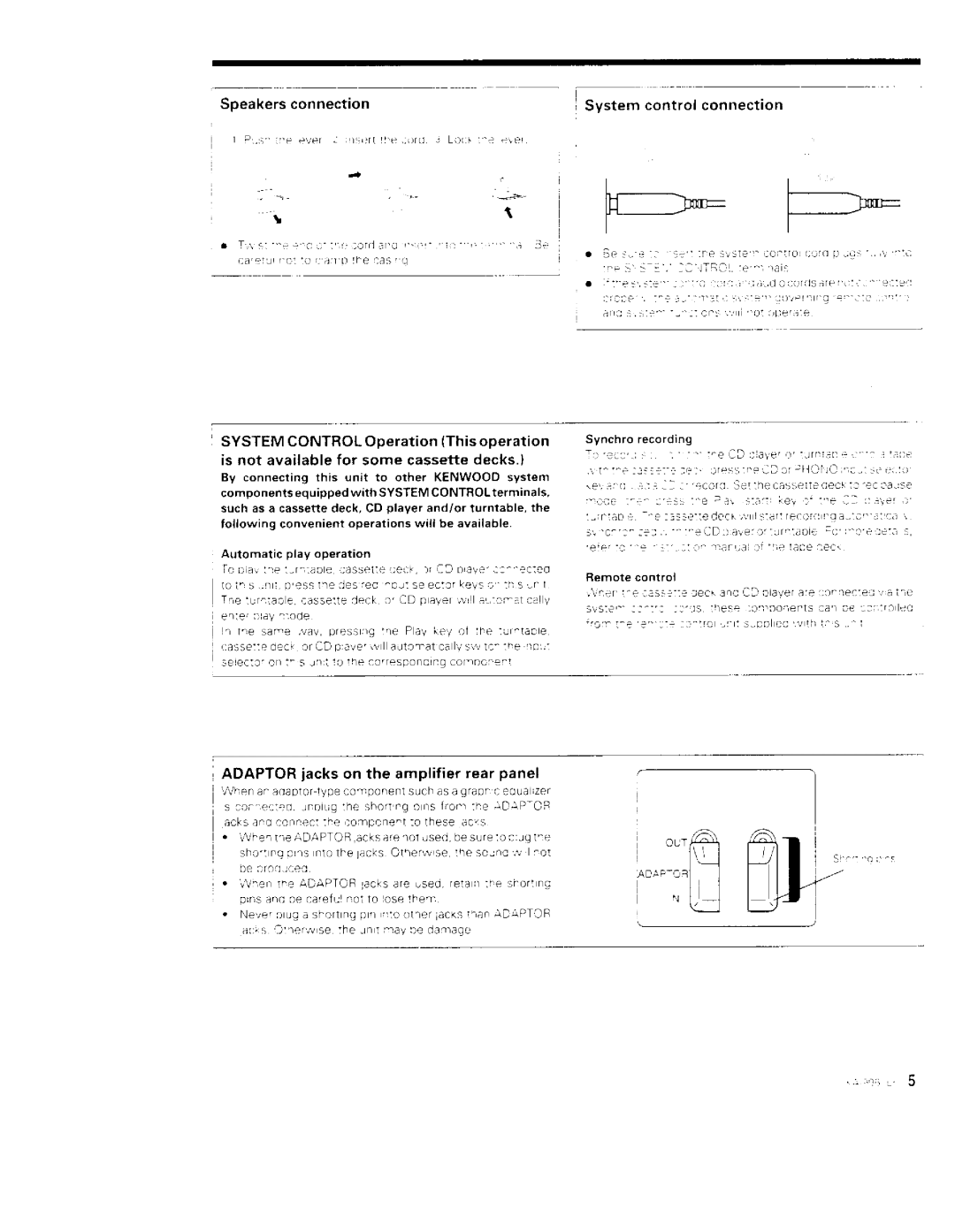 Kenwood 374, Stereo Amplifier, KA-996 manual 