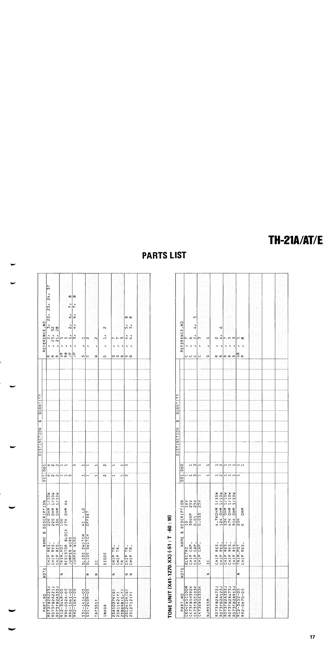 Kenwood TH-21AT, TH-21E manual 