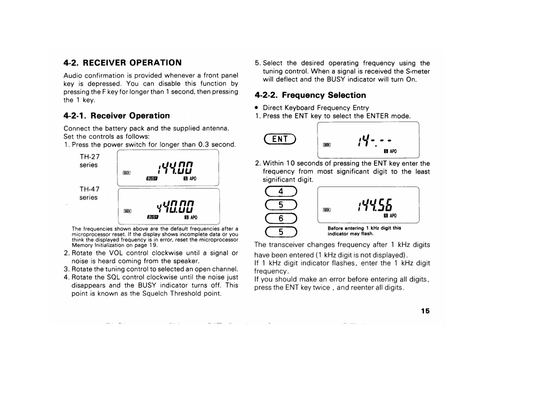 Kenwood 27E, TH-27A manual 