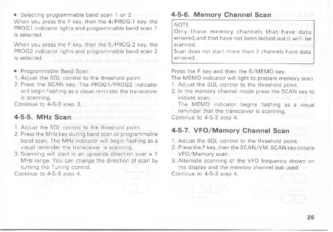 Kenwood TH-47E, TH-27A, TH-47A, TH-27E manual 