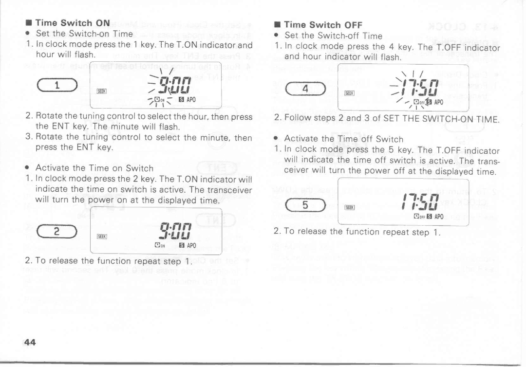 Kenwood TH-27A, TH-47E, TH-47A, TH-27E manual 