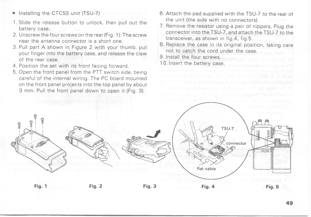 Kenwood TH-47E, TH-27A, TH-47A, TH-27E manual 