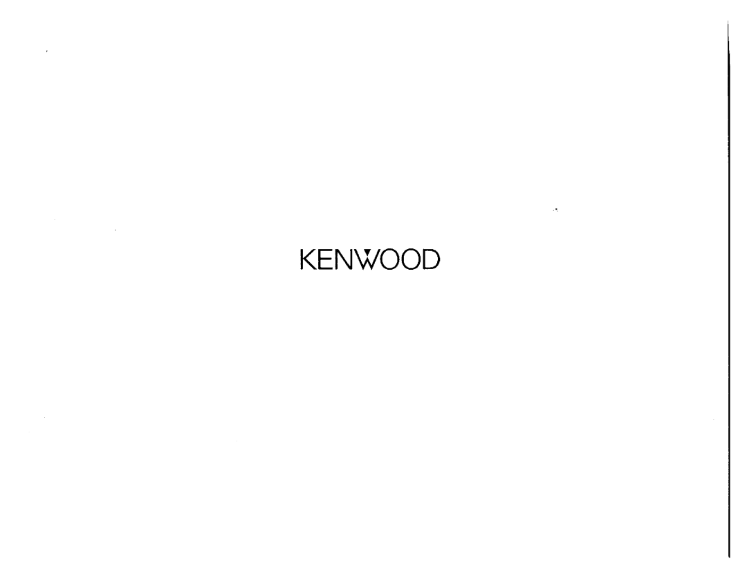 Kenwood TH-42E, TH-42AT, TH-22A, TH-42A/42AT/42E, TH-22E manual 