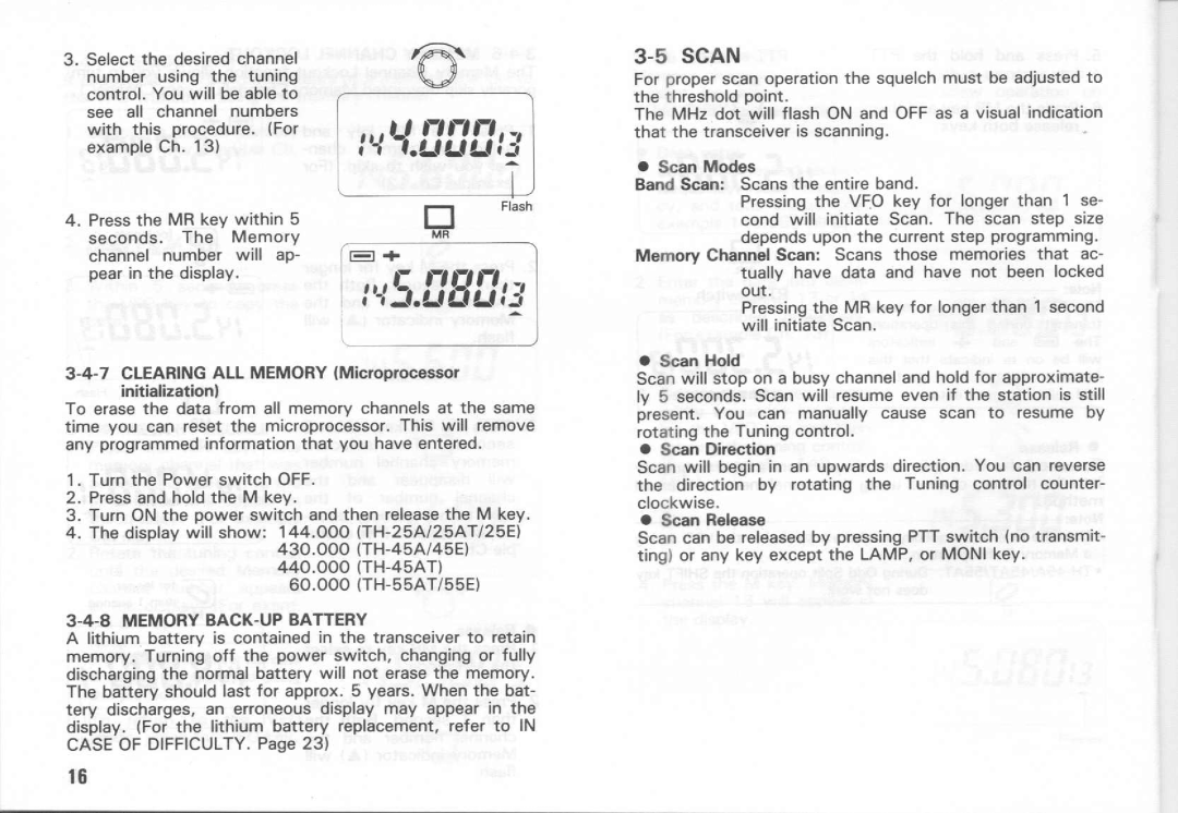 Kenwood TH-55AT Series, TH-45A Series, TH-25A Series manual 