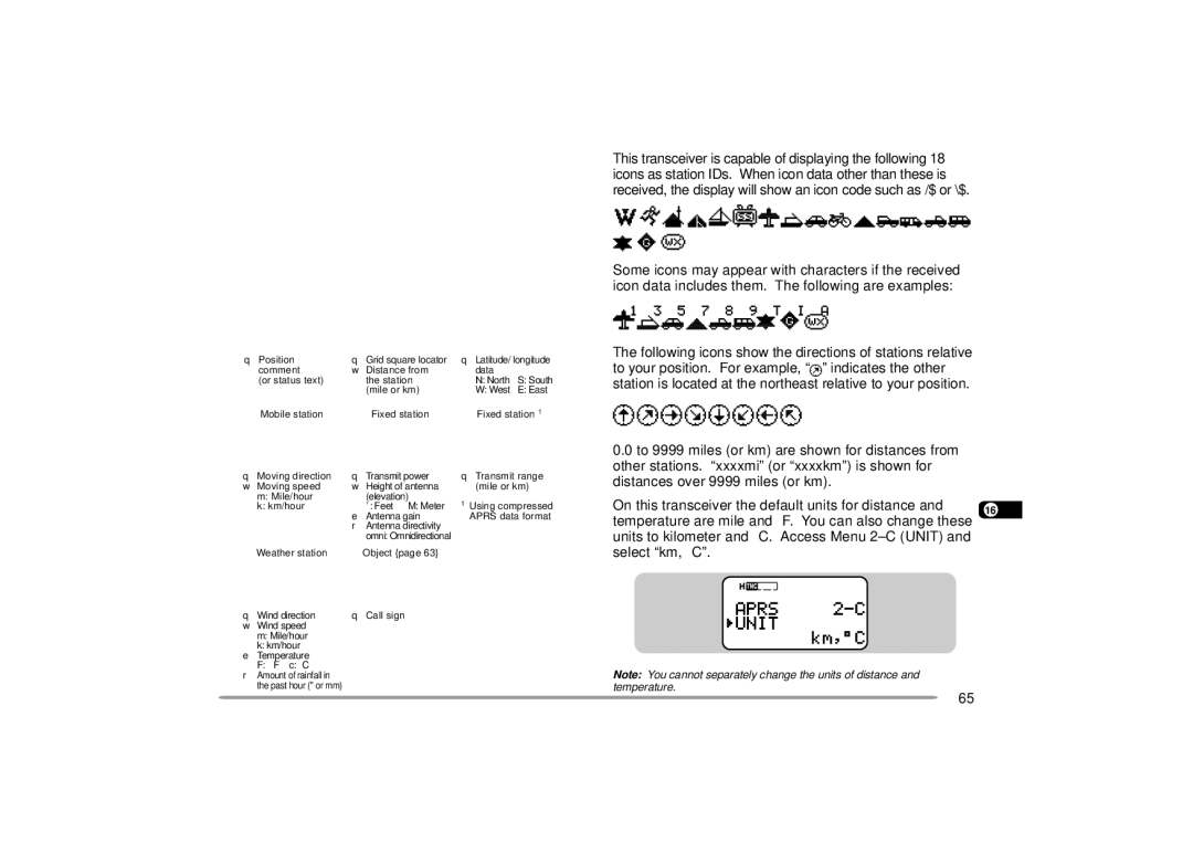 Kenwood 440 MHz TH-D7A, 144 instruction manual Temperature 