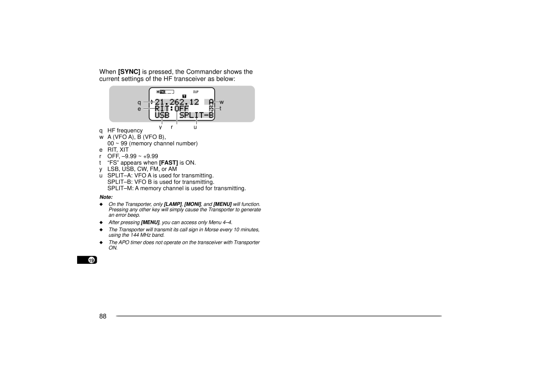 Kenwood 440 MHz TH-D7A, 144 instruction manual 