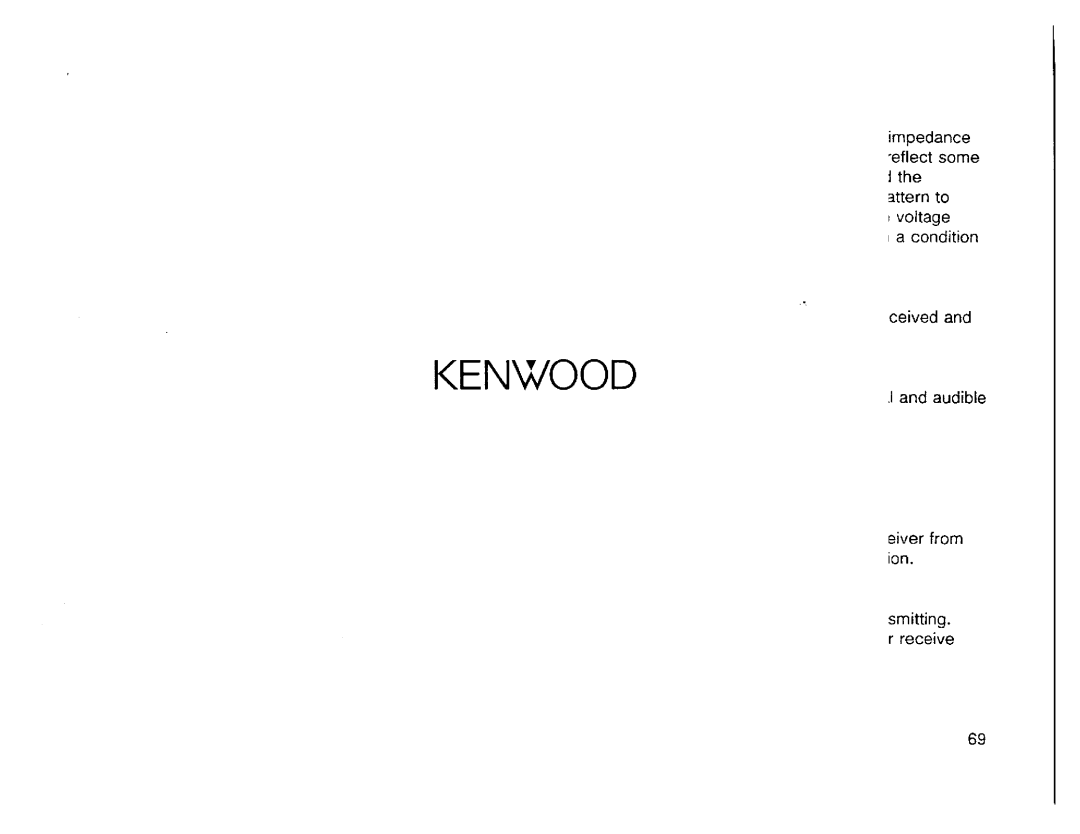 Kenwood TH22A, 22AT, 22E manual 