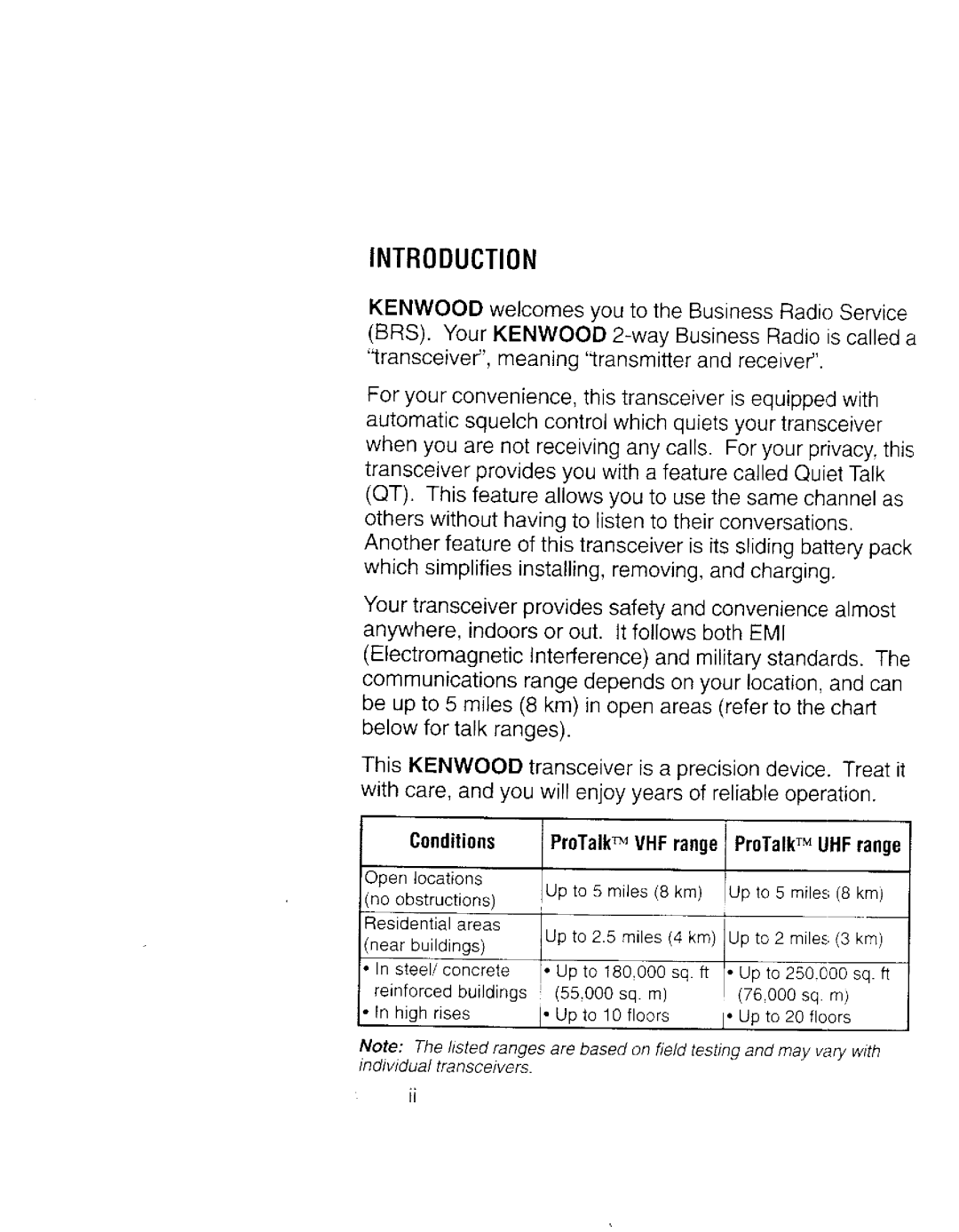 Kenwood TK-2100, 3100 manual 