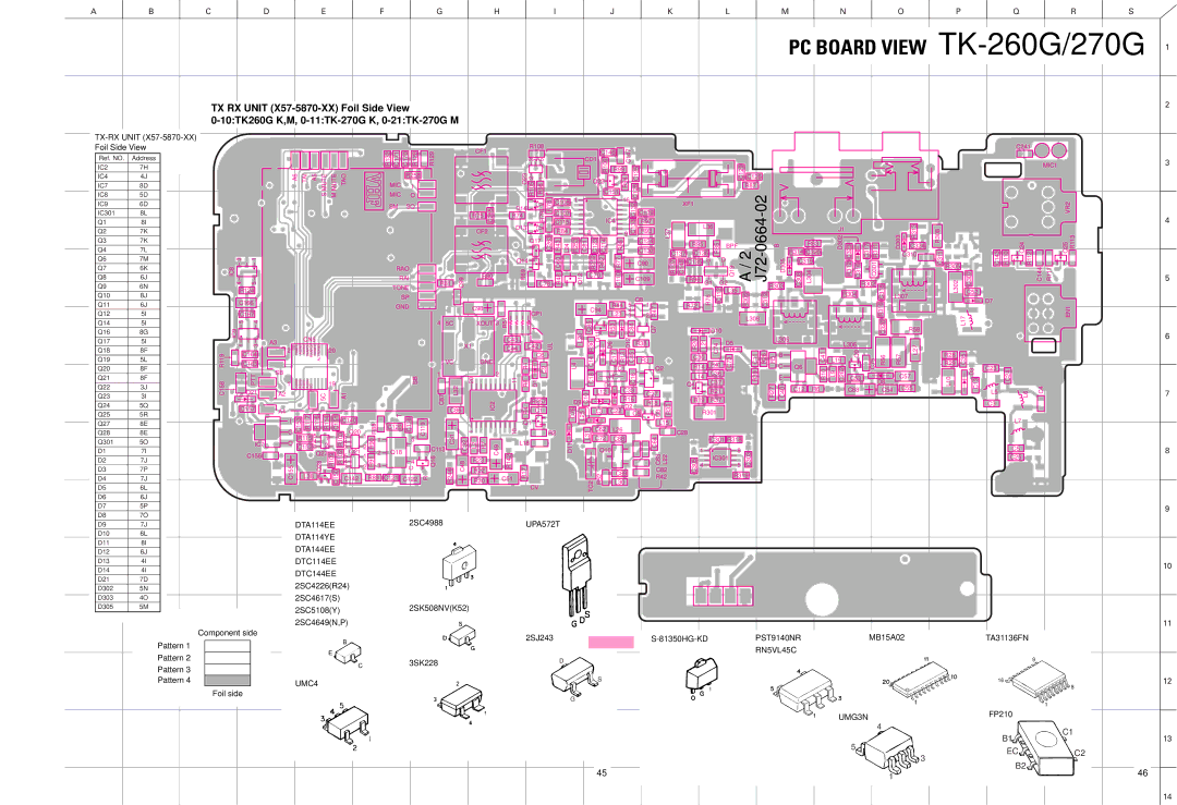 Kenwood TK-260G, TK-270G service manual DTA114EE 