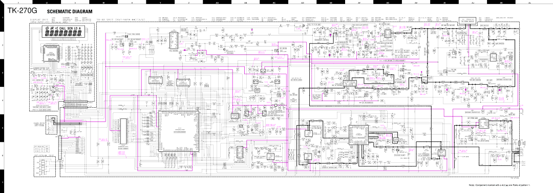 Kenwood TK-260G service manual TK-270GSCHEMATIC Diagram 