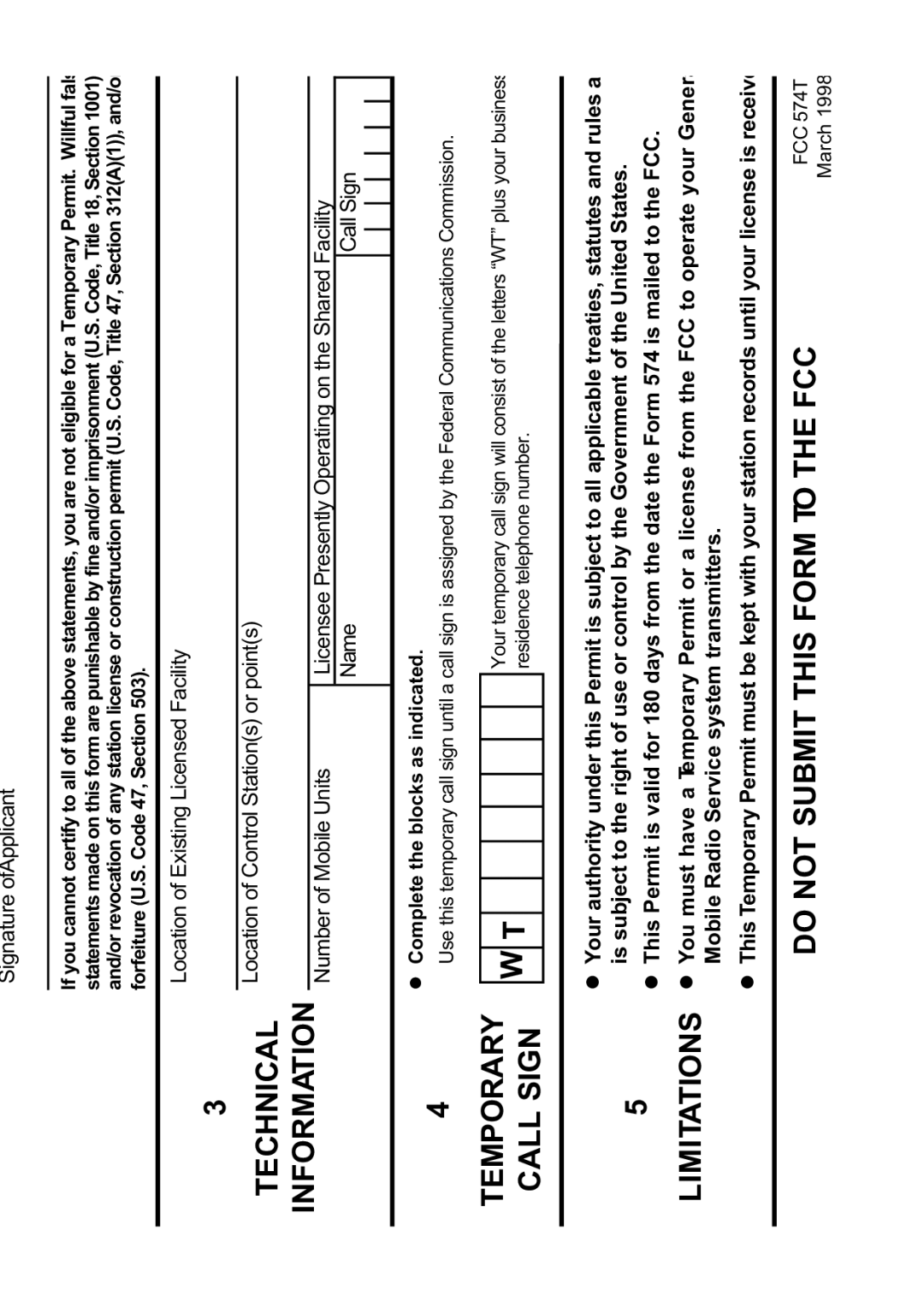 Kenwood TK-3131 instruction manual Do not Submit this Form to the FCC 