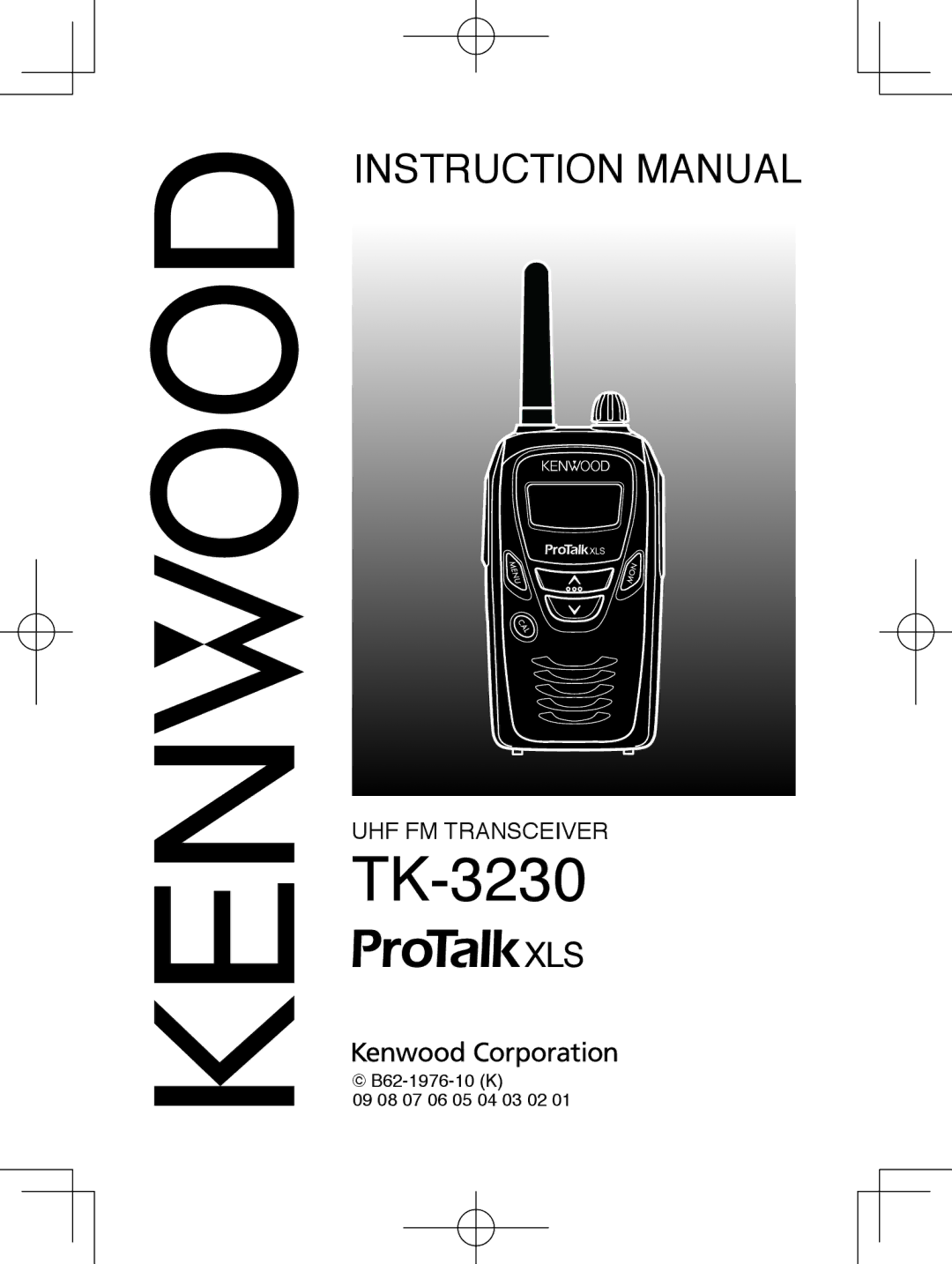 Kenwood TK-3230 instruction manual 