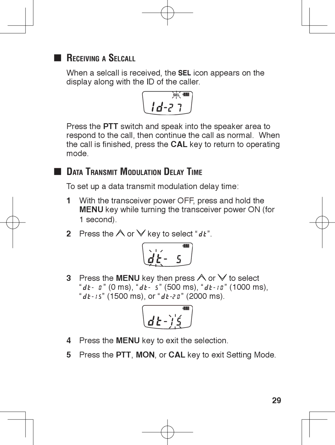 Kenwood TK-3230 instruction manual Receiving a Selcall 