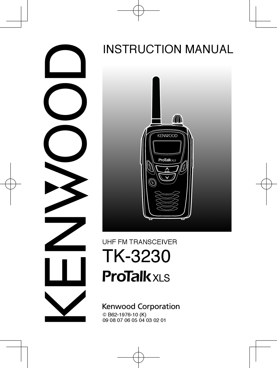 Kenwood TK-3230 instruction manual Instruction Manual 