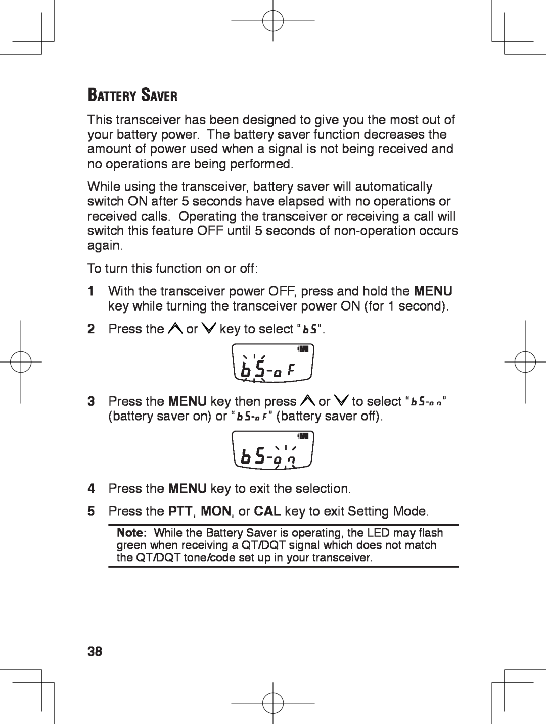 Kenwood TK-3230 instruction manual To turn this function on or off 