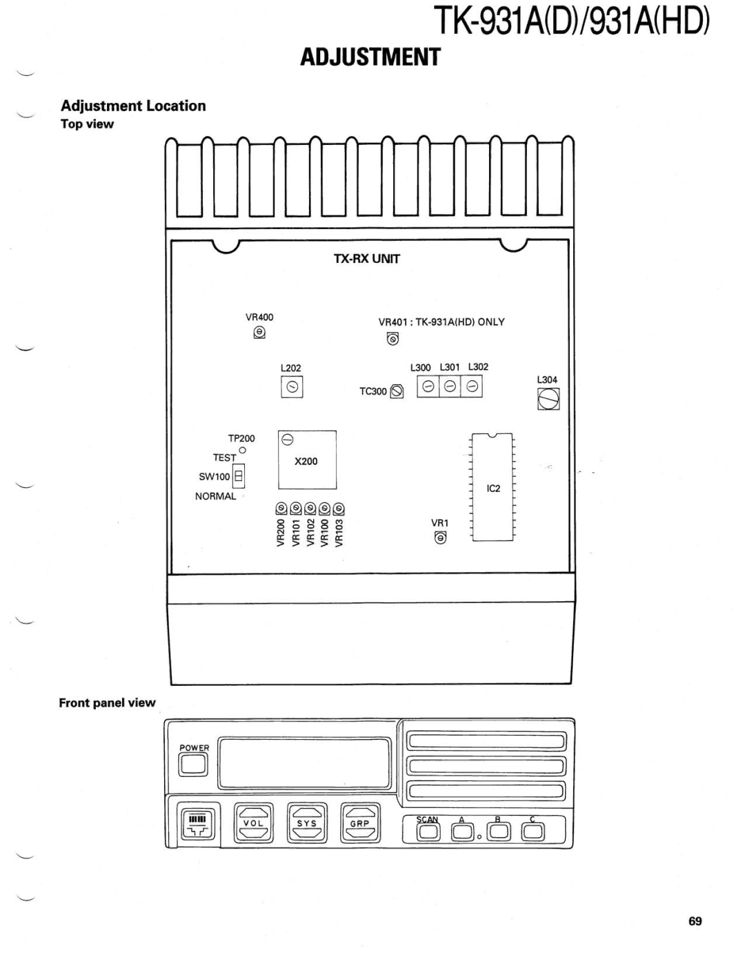 Kenwood TK-931A(D) manual 