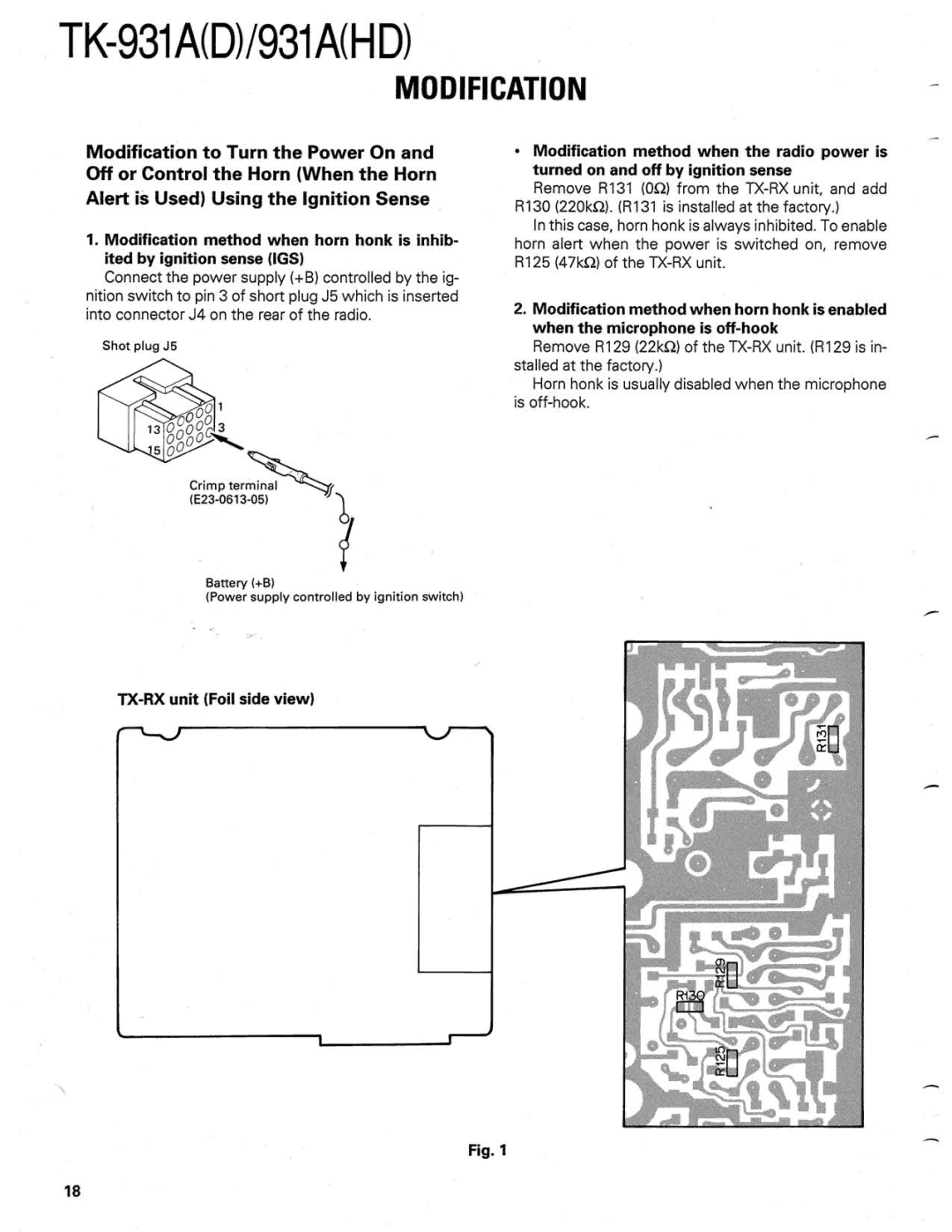 Kenwood TK-931A(D) manual 