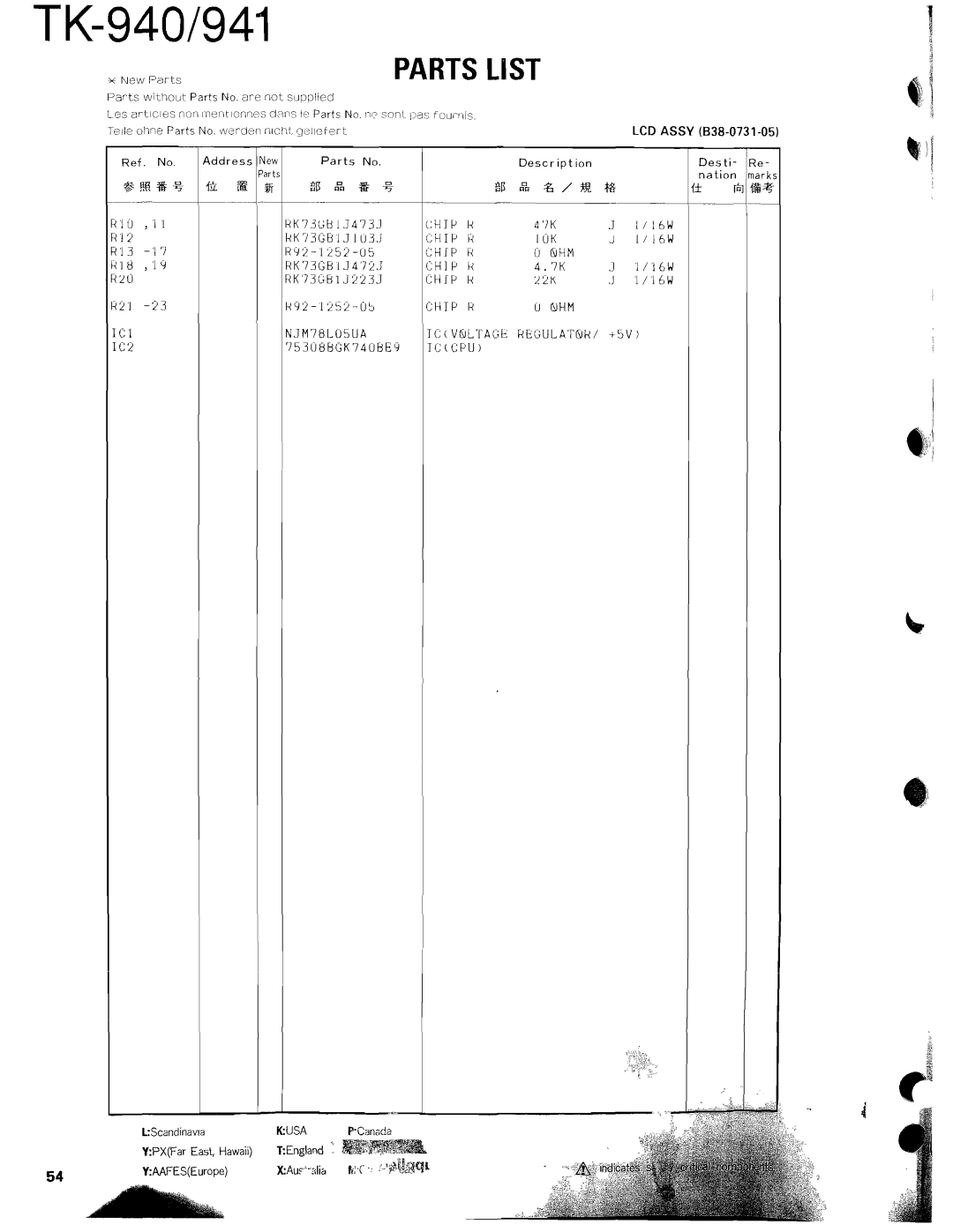 Kenwood TK-940 service manual 