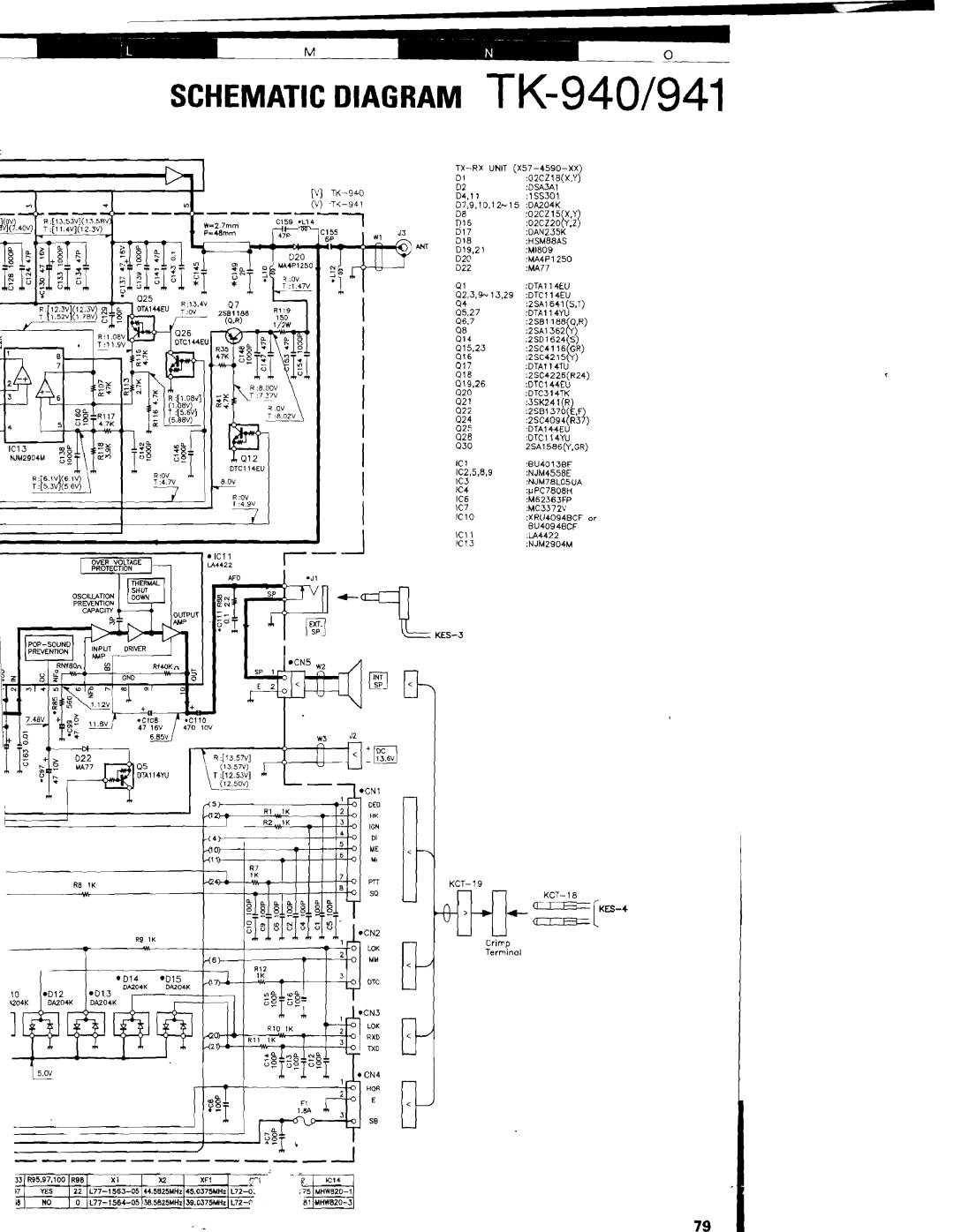 Kenwood TK-940 service manual +4- aLIE- - aIz23z= 