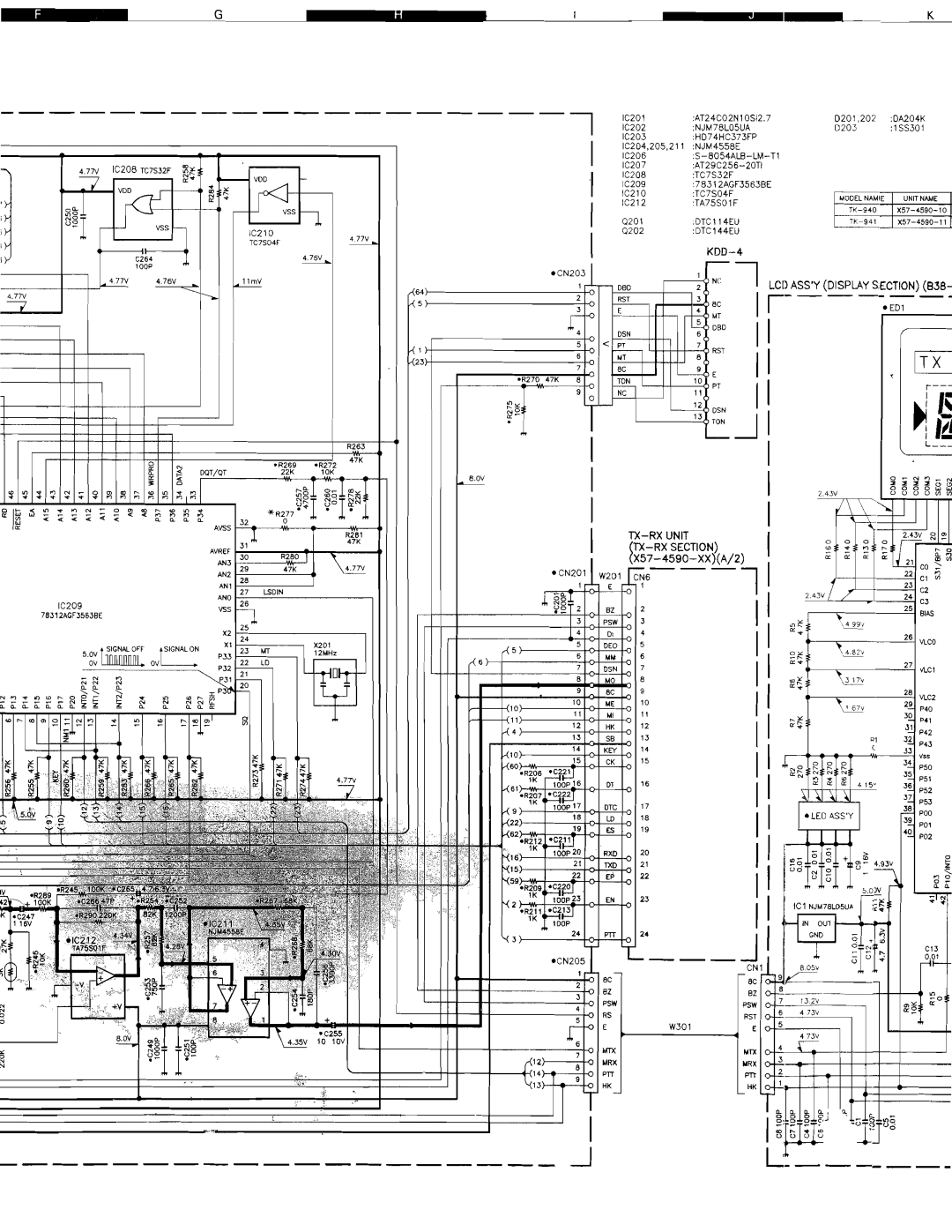 Kenwood TK-940 service manual Ccrl--------ASSYDISPLAY S~ECTION838 