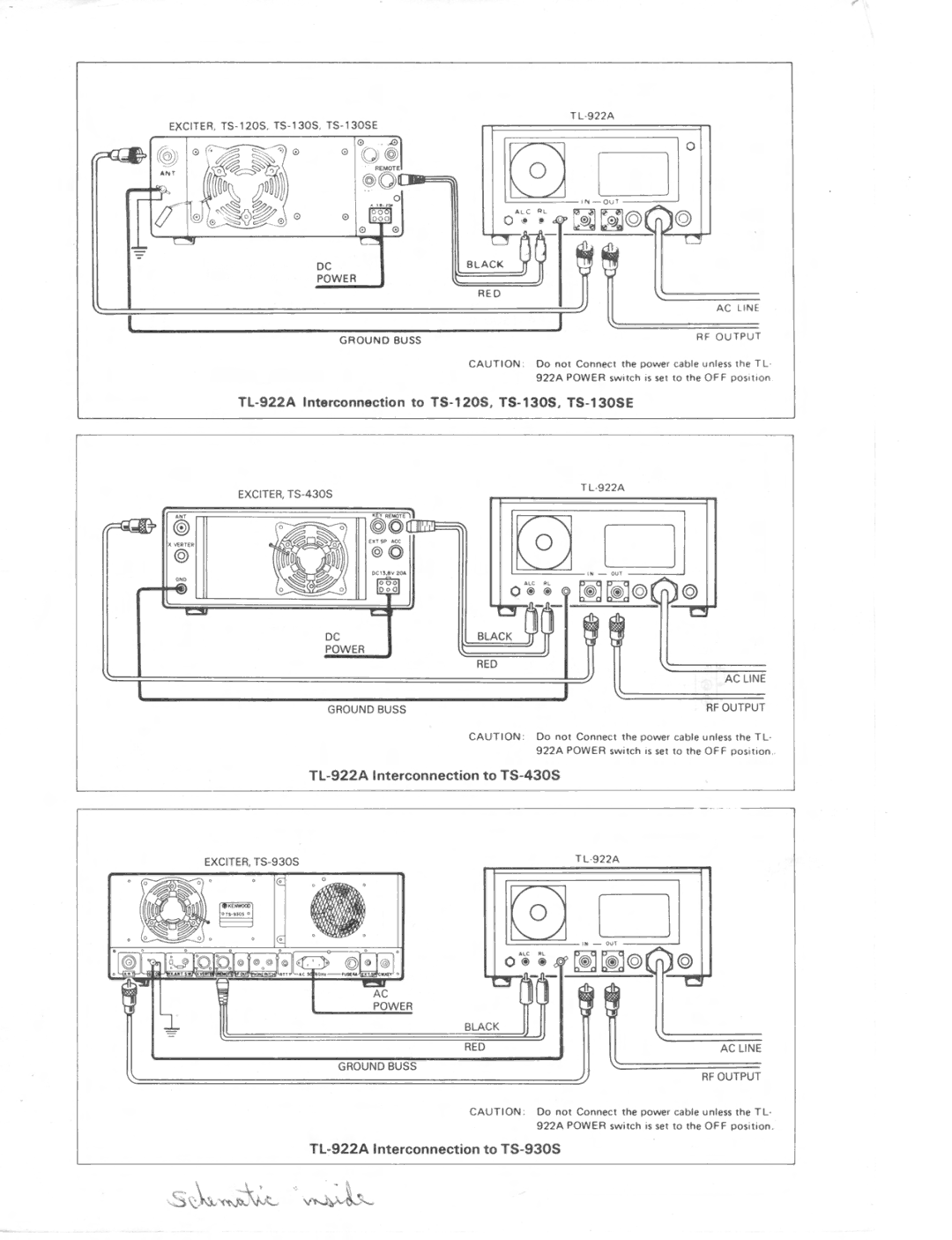 Kenwood TL-922A manual 