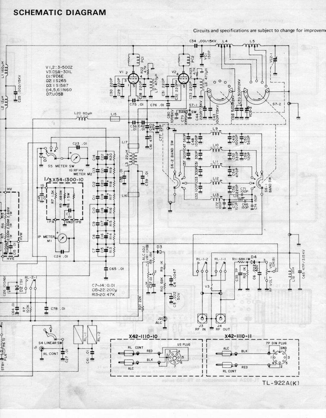 Kenwood TL-922A manual 