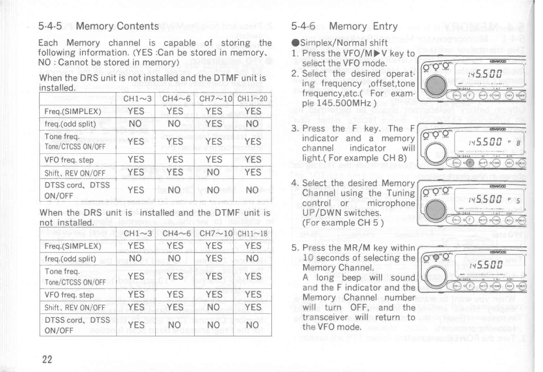 Kenwood TM-441E, TM-241E, TM-541E, TM-541A, TM-441A, TM-241A manual 