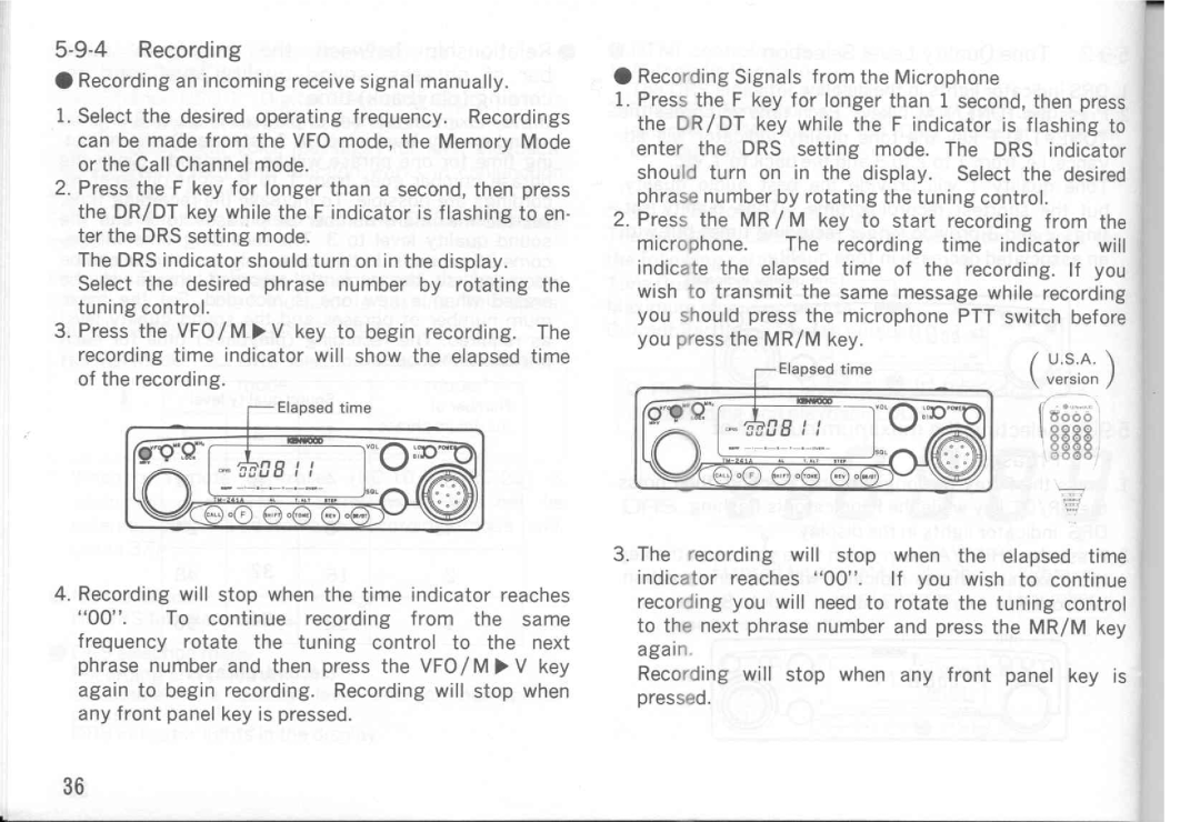 Kenwood TM-241E, TM-541E, TM-541A, TM-441A, TM-441E, TM-241A manual 