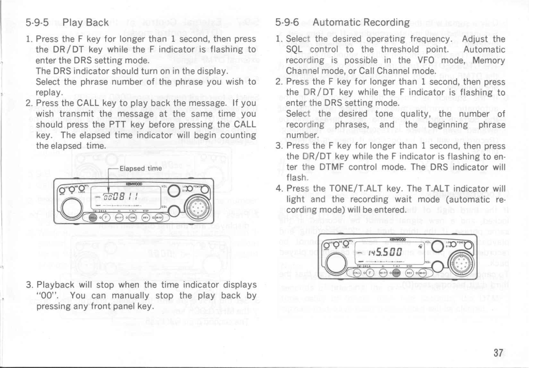 Kenwood TM-541E, TM-241E, TM-541A, TM-441A, TM-441E, TM-241A manual 