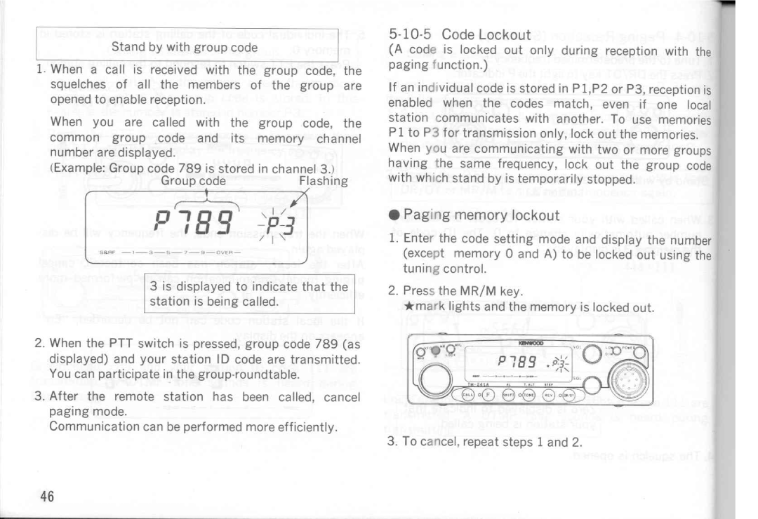 Kenwood TM-441E, TM-241E, TM-541E, TM-541A, TM-441A, TM-241A manual 