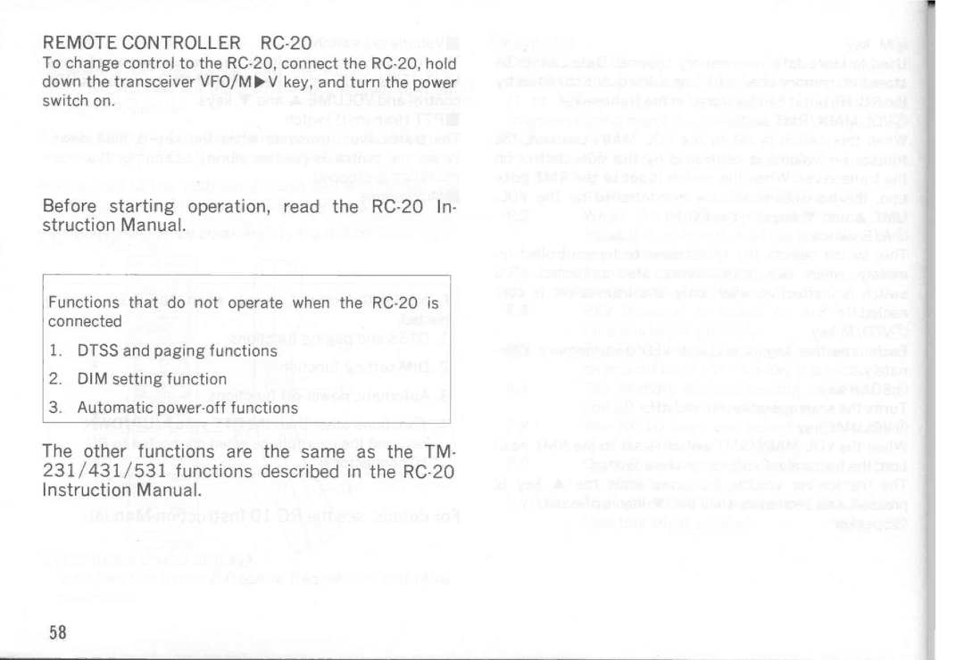 Kenwood TM-441E, TM-241E, TM-541E, TM-541A, TM-441A, TM-241A manual 