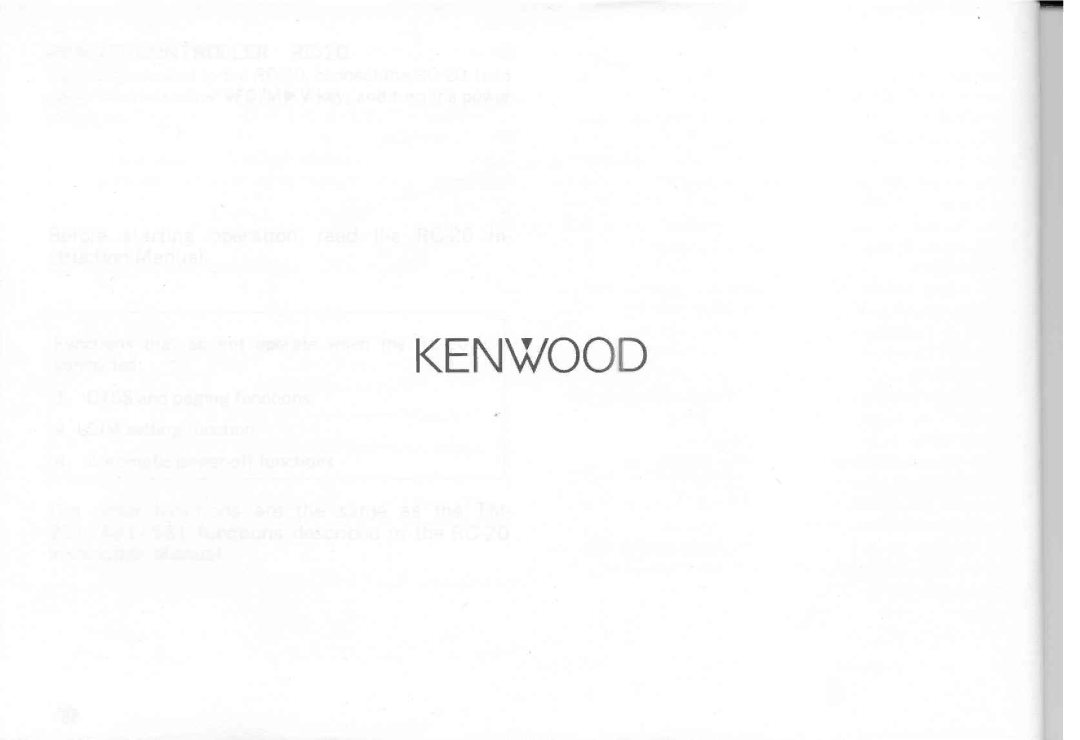 Kenwood TM-241A, TM-241E, TM-541E, TM-541A, TM-441A, TM-441E manual 