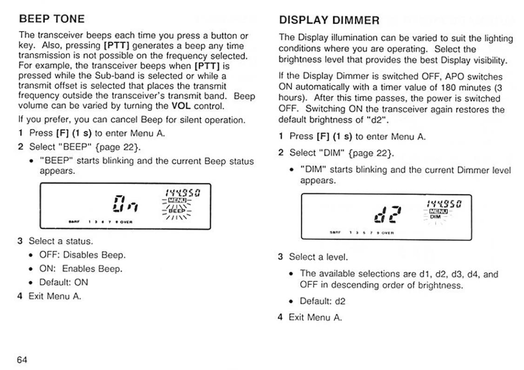 Kenwood TM451A/451E, TM-251A/251E manual 