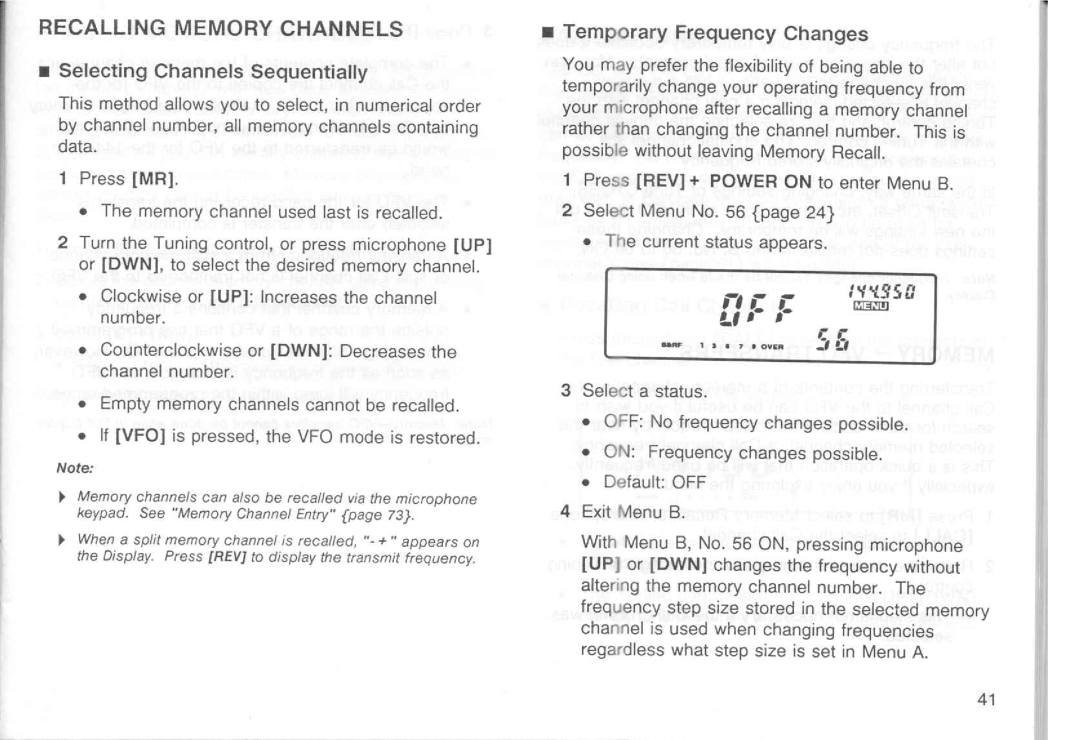 Kenwood TM-251E, TM-251A, TM-451E, TM-451A manual 