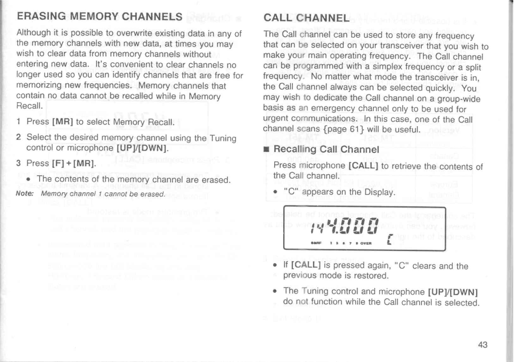 Kenwood TM-451E, TM-251E, TM-251A, TM-451A manual 