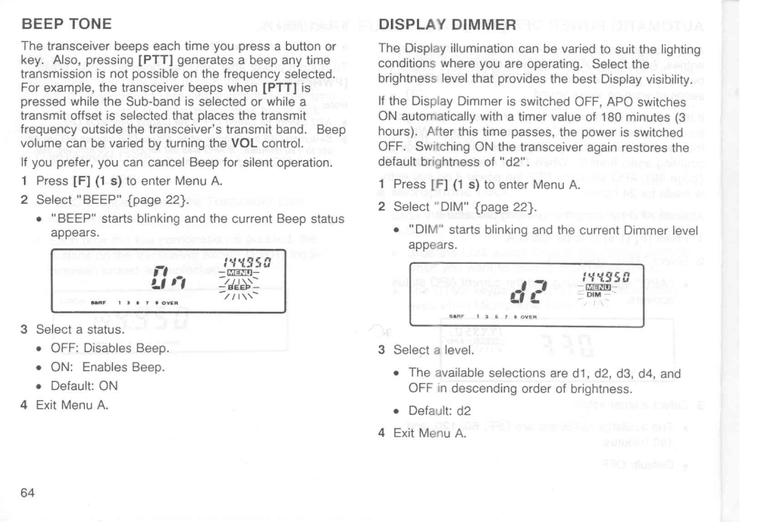 Kenwood TM-451A, TM-251E, TM-251A, TM-451E manual 