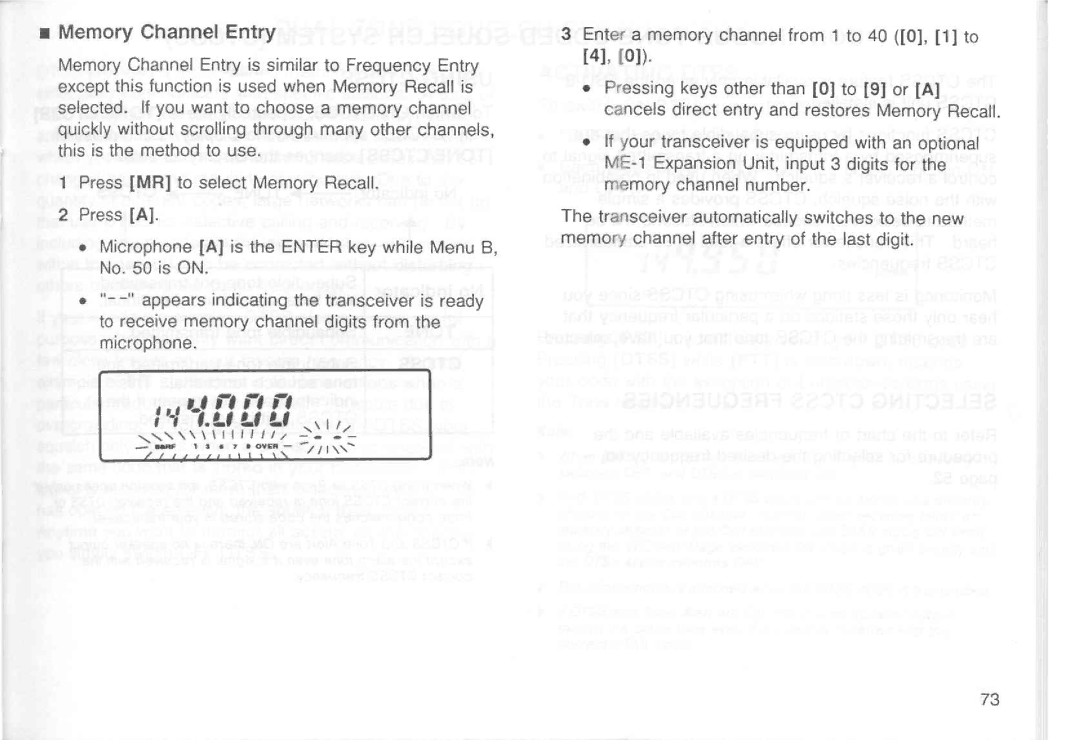 Kenwood TM-251E, TM-251A, TM-451E, TM-451A manual 