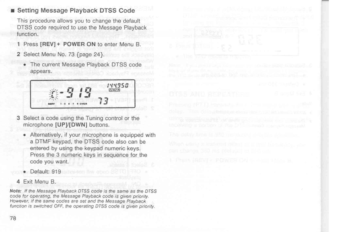 Kenwood TM-251A, TM-251E, TM-451E, TM-451A manual 