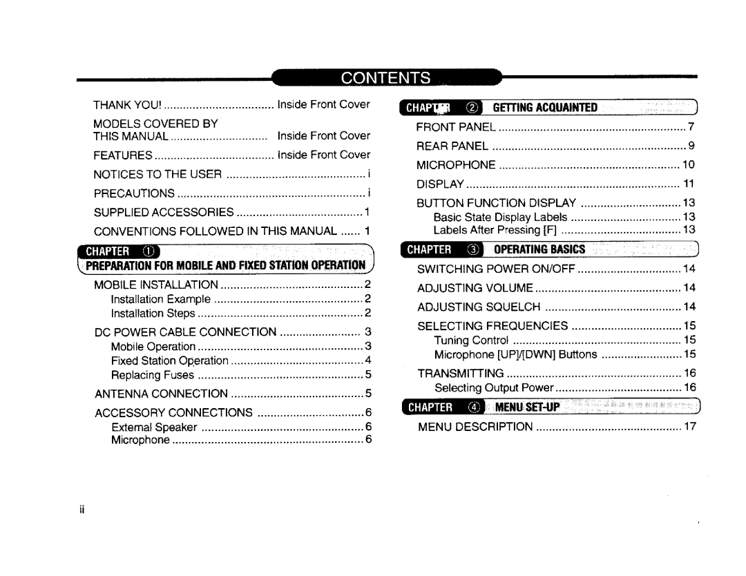 Kenwood TM-261A, TM-261EJ manual 