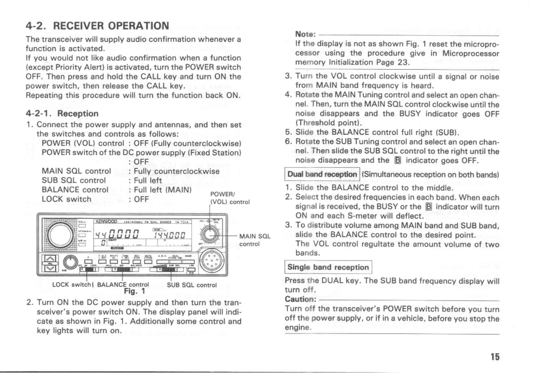 Kenwood TM-631A manual 