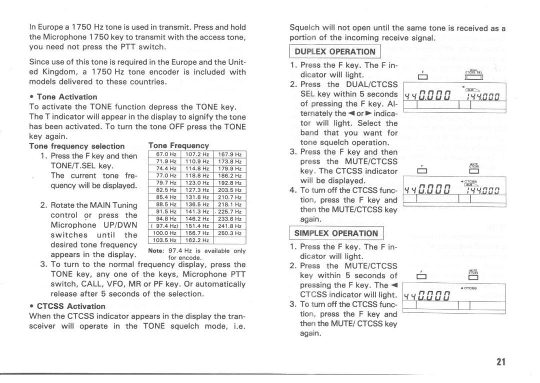 Kenwood TM-631A manual 