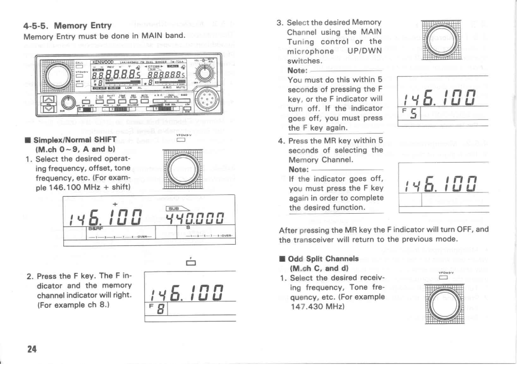 Kenwood TM-631A manual 