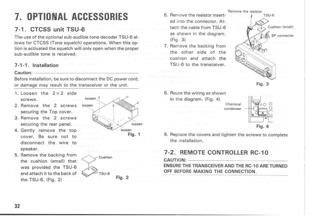 Kenwood TM-631A manual 