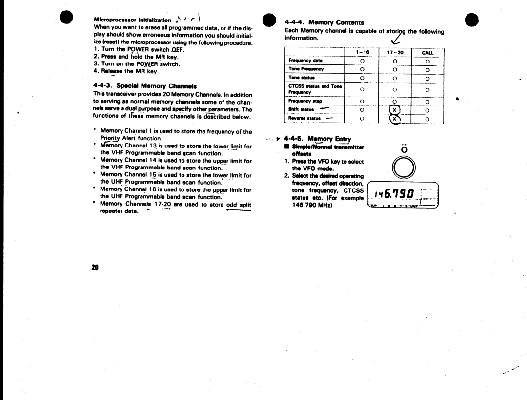 Kenwood TM-701E, TM-701A manual 