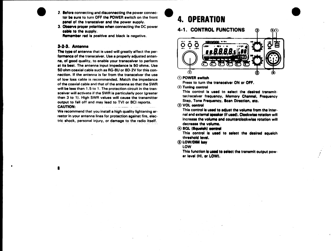 Kenwood TM-701E, TM-701A manual 