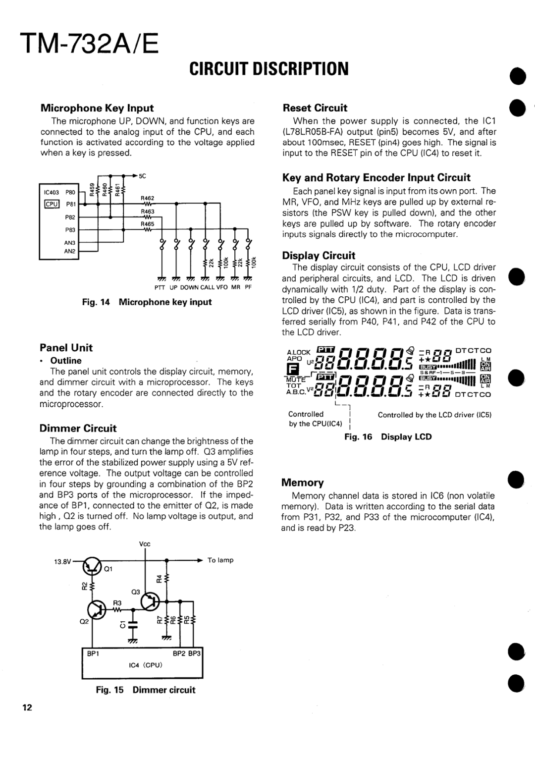 Kenwood tm-732A/E manual 