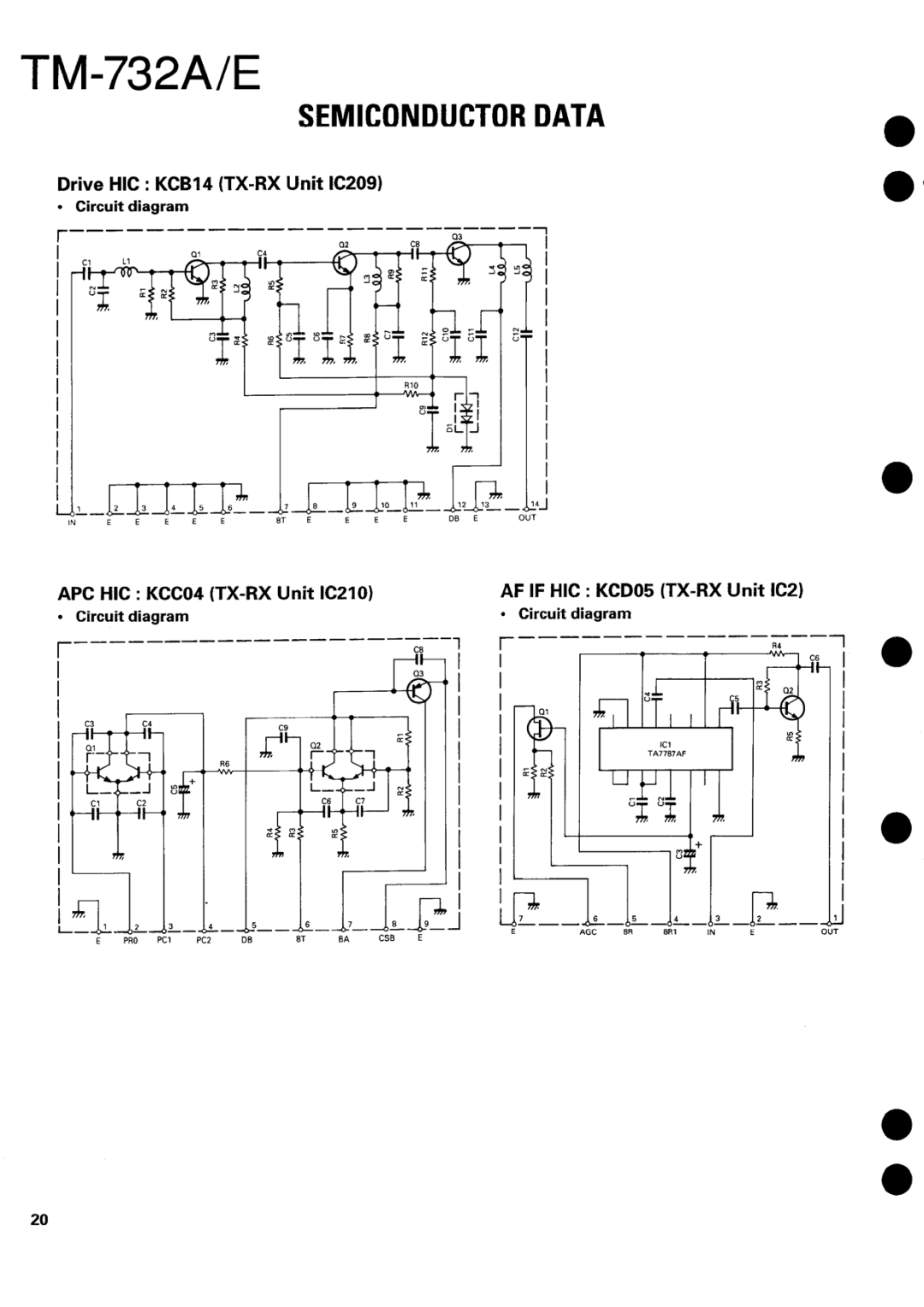 Kenwood tm-732A/E manual 