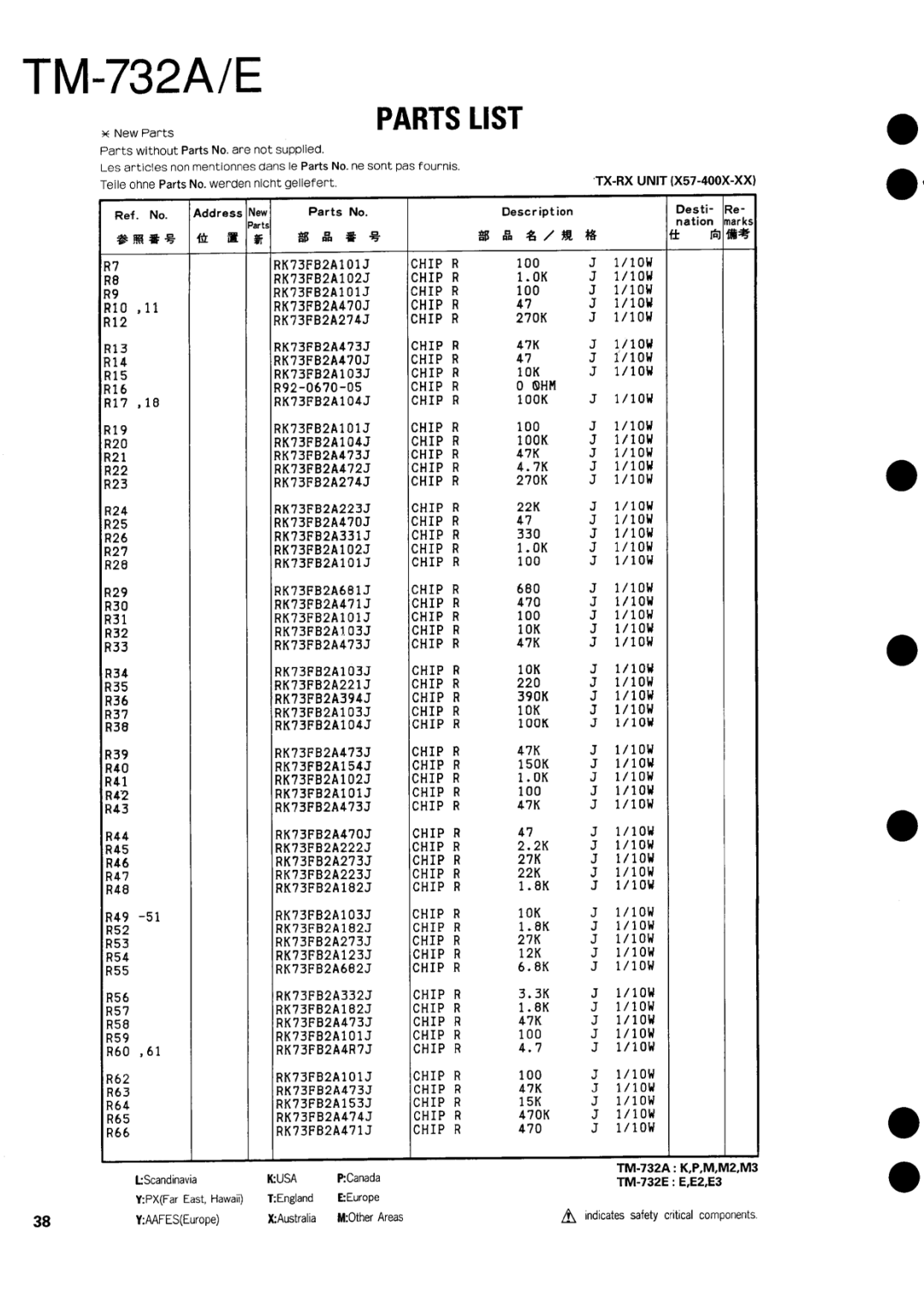 Kenwood tm-732A/E manual 